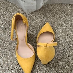 Aldo Mustard Strap Pump